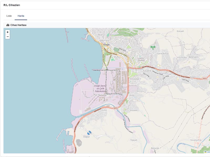 RadioLink Harita ve NetGSM Arayüzü